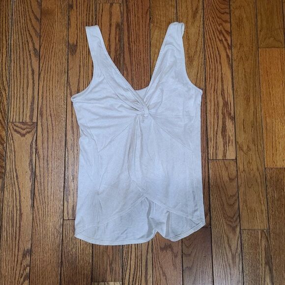 NWT Express Women's Oatmeal Twist Back London Tank - Picture 5 of 5